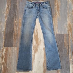NWOT Women's Lucky Brand Sweet Mid Rise Light Wash Boot Cut Jeans Size 0/25